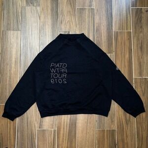Mens Panic at the Disco Crewneck Sweatshirt PFTW Tour 2019 Graphic Print Large